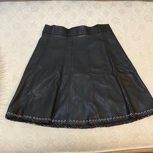 Zara leather skirt